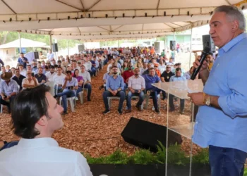 Durante a inauguração, Laurez Moreira ressaltou que o terminal rodoferroviário consolida um importante passo para o desenvolvimento econômico do Tocantins -  Frederick Borges/Governo do Tocantins