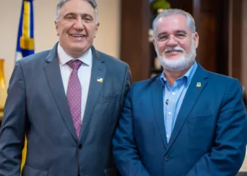 Governador Laurez Moreira e Presidente Portilho Prado lançam campanha Natal com Estoque 2025 - Foto Bruno Maia (Governo do Tocantins)