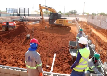 Obra de construção do Hospital da Mulher e Maternidade Dona Regina segue em ritmo acelerado e dentro do cronograma previsto (Crédito foto: Ademir dos Anjos/Governo do Tocantins)