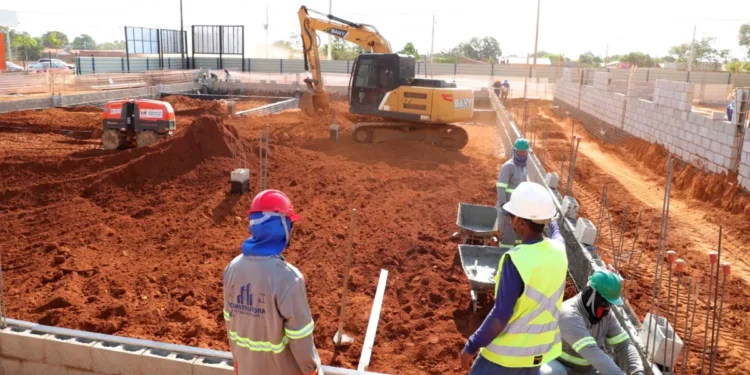 Obra de construção do Hospital da Mulher e Maternidade Dona Regina segue em ritmo acelerado e dentro do cronograma previsto (Crédito foto: Ademir dos Anjos/Governo do Tocantins)