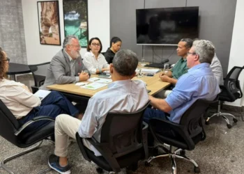 Esta foi a primeira reunião do novo gestor da Semarh com o Consórcio de Desenvolvimento da Região Sul e Centro-Oeste do Tocantins (Coder/TO). Luiza Caetano / Governo do Tocantins.