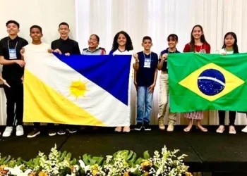 Estudantes-delegados tocantinenses durante a etapa estadual realizada em agosto