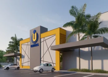 A obra será executada em um terreno de 30 mil m² doado à instituição, com área construída de mais de 6 mil m²