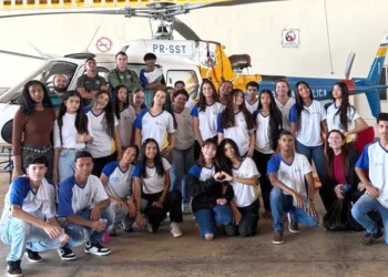 Estudantes desenvolvem projeto para a prevenção de acidentes aéreos - Foto: divulgação/Seduc/Governo do Tocantins