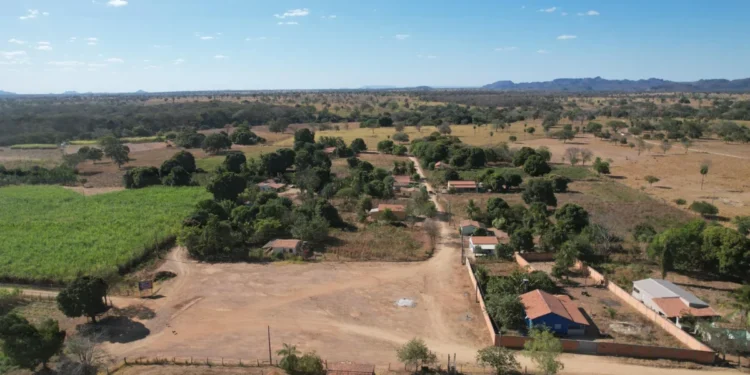 Parte do loteamento Combinado Agro Urbano de Arraias, no município de Combinado. - Foto: Uendel Souza/Governo do Tocantins.
