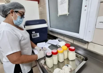 O leite materno é a primeira alimentação humana e fonte de nutrientes para as funções biológicas - Divulgação SES-TO