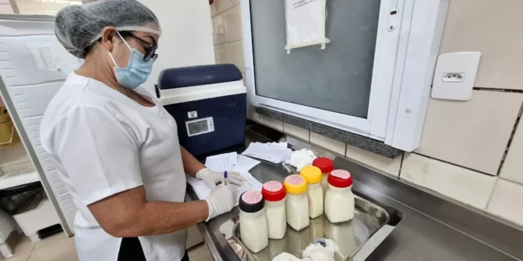 O leite materno é a primeira alimentação humana e fonte de nutrientes para as funções biológicas - Divulgação SES-TO