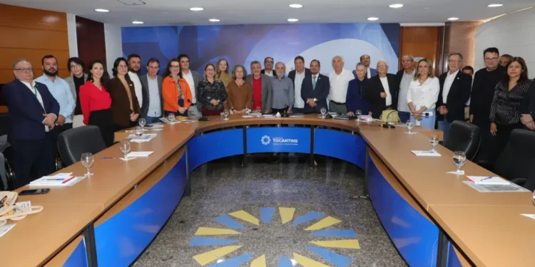 Encontro reuniu secretários de Estado, presidentes de autarquias, gestores públicos e demais representantes do setor produtivo.Adilvan Nogueira/Governo do Tocantins