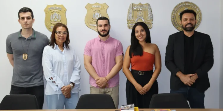 SSP-TO recebe primeiros estagiários do programa.
Foto: Adrielly Calixto/Governo do Tocantins