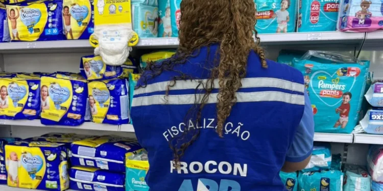 Procon Palmas divulga pesquisa de preços de fraldas descartáveis com variação de até 82% entre estabelecimentos