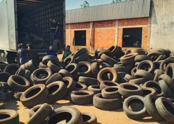 Situado no setor industrial, na região sul de Palmas, o Ecoponto é o local destinado ao recebimento de pneus inservíveis – Foto Divulgação