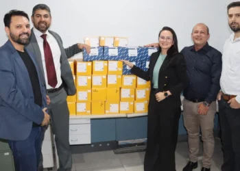 Secretário de Segurança Pública também visitou os departamentos do laboratório - João Guilherme Lobasz/Governo do Tocantins