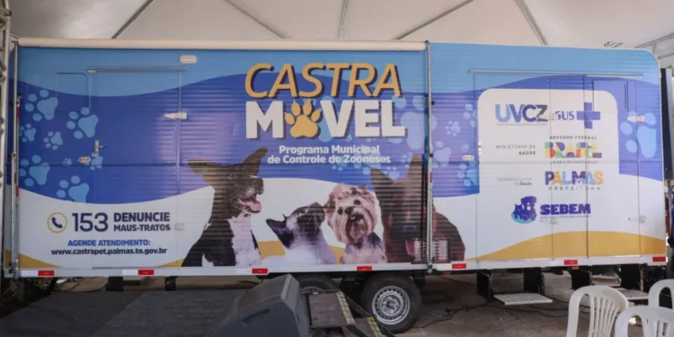 Castramóvel entra em operação em Palmas com foco no controle de zoonoses