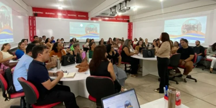 A partir das reflexões obtidas, os gestores escolares elaboraram propostas para melhorar o desempenho dos estudantes no Saeb 2025 - Foto: Seduc/Governo do Tocantins
