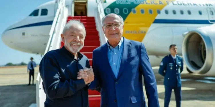 Lula e o vice-presidente Geraldo Alckmim em imagem de setembro de 2025 — Foto: Ricardo Stuckert/Presidência da República