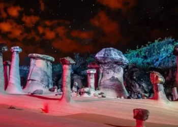 Chaminé de fada: formação geológica é encontrada pela 1ª vez no Brasil