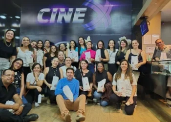 Secretária municipal de Ação Social, Polyanna Siqueira Campos, a superintendente de Proteção Especial, Marlucy Albuquerque, e equipe do Creas celebraram o Dia das Crianças antecipadamente Foto Flora Pereira.jpeg