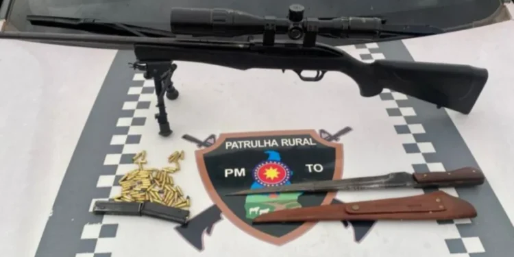 Material apreendido - Foto: Ascom PMTO