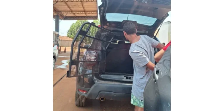 Homem estava escondido no Tocantins onde foi preso pela Polícia Civil . Crédito -Foto -DICOM SSP -TO
