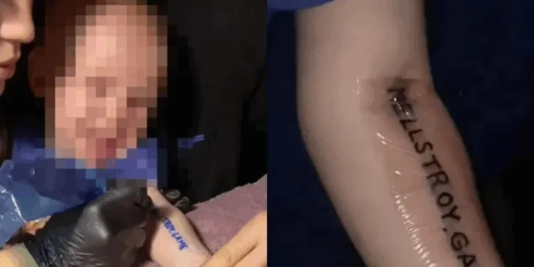 Pais chocam ao tatuar filho de 1 ano para ganhar apartamento: entenda