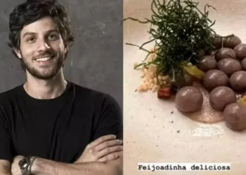 Chay Suede postou feijoada polêmica em 2022 — Foto: Reprodução