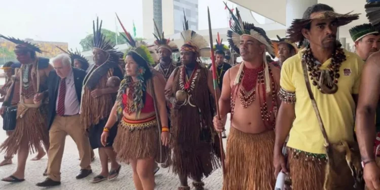 Às vésperas da COP30, indígenas vão ao Planalto cobrar demarcação.