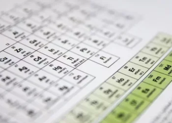 Tabela periódica dos elementos — Foto: Marcelo Brandt/G1