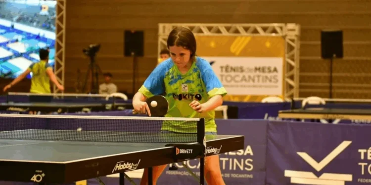 Atleta da capital representa o Tocantins no Campeonato Brasileiro de Tênis de Mesa