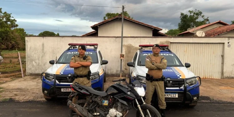 Ação rápida da Polícia Militar resultou na recuperação do veículo, que havia sido levado um dia antes - Foto: Ascom PMTO