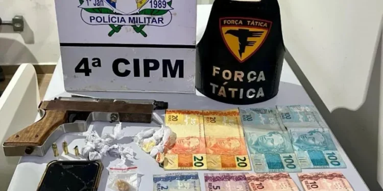 Objetos apreendidos. - Foto: Ascom 4ª CIPM