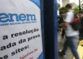 Descrição: 1º dia de provas do Enem 2025 ocorre neste domingo, 9  Crédito: Paulo Pinto/Arquivo Agência Brasil