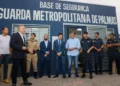 Deputado federal Vicentinho Jr. e superintendente da PF no Tocantins, Reginaldo Gallan Batista prestigiaram inauguração – Foto Lia Mara