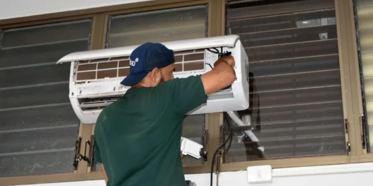 Equipamentos de ares-condicionados instalados nas alas de internação propicia melhor comodidade e conforto para os pacientes - Luciana Barros/Governo do Tocantins