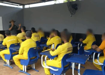 Cursos profissionalizantes contribuem para a ressocialização dos custodiados - Crédito: Divulgação Seciju/Governo do Tocantins