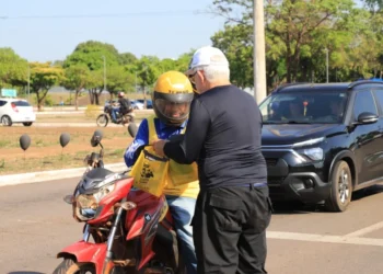 Ação realizada pelo órgão visa sensibilizar toda a população sobre o impacto dos sinistros e mortes de trânsito no cotidiano - Foto: Félix Carneiro/Governo do Tocantins
