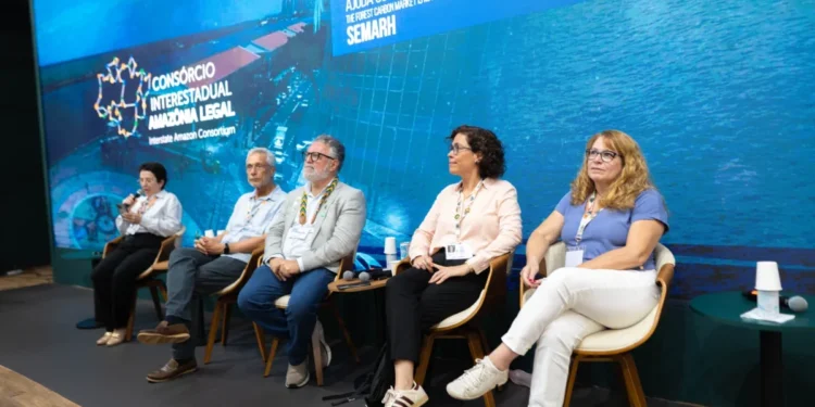 Temas como desmatamento, financiamento climático, restauração e governança foram debatidos pelo Tocantins nos 18 painéis dos quais o Estado participou - Divulgação Semarh/Governo do Tocantins