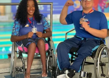 Na natação, Maria Flávia Fernandes conquistou a prata e Bruno Gabriel Damasceno conquistara, o bronze - Crédito: Ítalo Albert/Governo do Tocantins