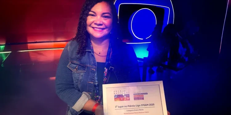 Projeto de escola estadual de Palmas fica em 3º lugar no Prêmio Liga Steam 2025