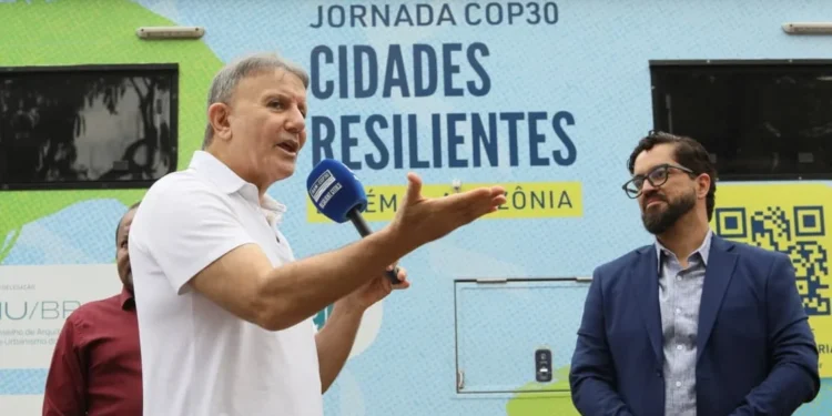 Eduardo Siqueira Campos recebe equipe de cientistas da Expedição Motorhome COP30