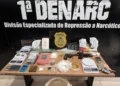 Operação Narke: Em Palmas, Polícia Civil apreende mais de 5kg de drogas e prende três pessoas por tráfico