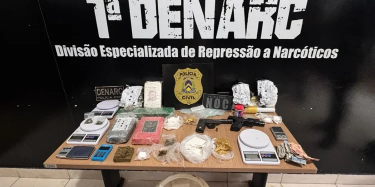 Operação Narke: Em Palmas, Polícia Civil apreende mais de 5kg de drogas e prende três pessoas por tráfico