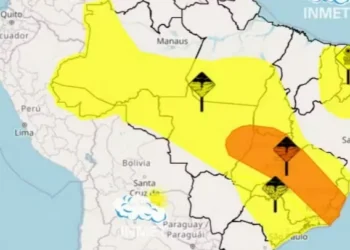 Primeira semana de novembro terá chuvas fortes em grande parte do país — Foto: Inmet