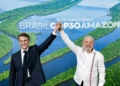 Lula e Macron têm reunião em Belém e discutem segurança nas fronteiras