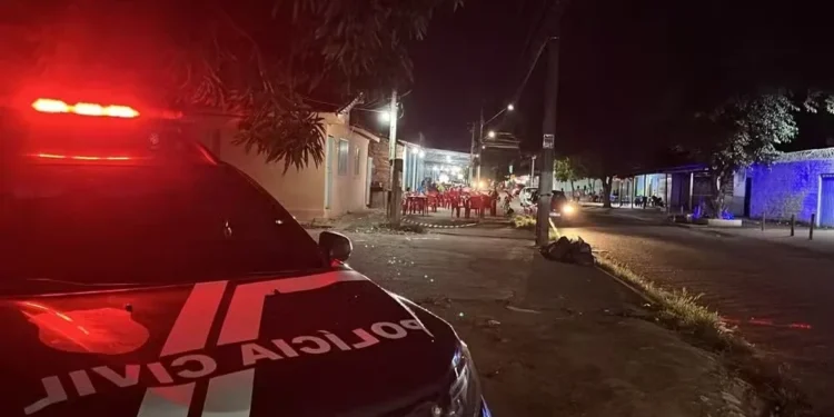 Crime aconteceu na região sul de Palmas — Foto: Ana Paula Rehbein/TV Anhanguera