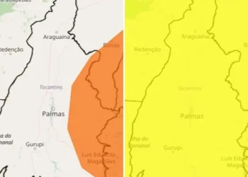 Alertas cobrem o Tocantins até este sábado (22) — Foto: Divulgação/Inmet