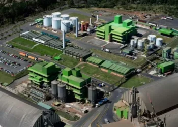 Unidade da Be8 em Passo Fundo (RS), empresa que investe em CO2 biogênico — Foto: Be8/Divulgação