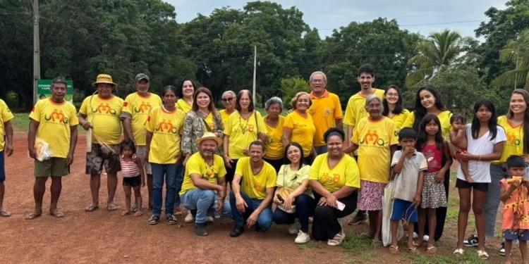 A comunidade indígena Akwê Xerente recebe atenção especial dos professores da Universidade da Maturidade - Foto Divulgação