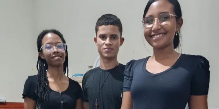 O estudantes competem na categoria Ensino Médio/Técnico - Foto: Seduc/Governo do Tocantins