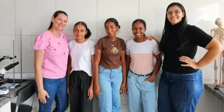 As estudantes se preparam para interagir com pessoas de outros estados - Foto: Divulgação/Seduc/Governo do Tocantins