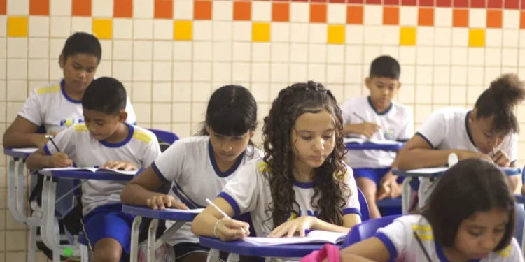 Aplicação das provas do Saeto na Escola Municipal Crispim Pereira Alencar localizada em Taquaruçu - Foto: Seduc/Governo do Tocantins